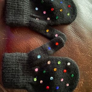 Jeweled Toddler Mittens